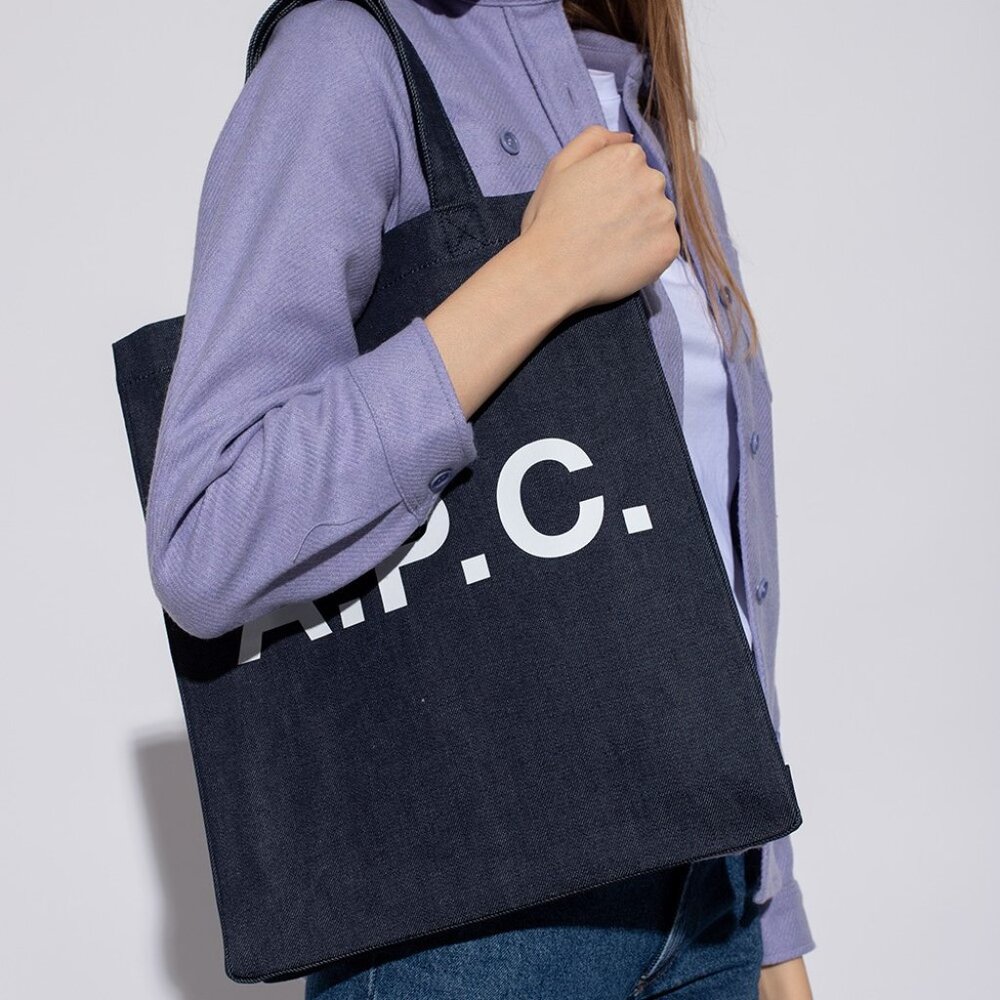 NWT - A.P.C. Lou Denim Tote Bag – Indigo 💙👜 (#11149) - Picture 2 of 10